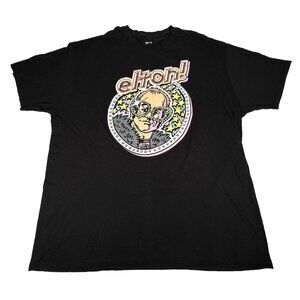 Elton John Farewell Yellow Brick Road Tour T-Shirt Size 2XL XXL 2018